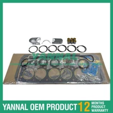 For Nissan SD33 Piston Rings STD Overhaul Gasket Bearings Set Yang FD3 forklift