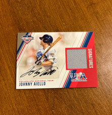 Johnny Aiello 2018 USA Baseball Stars Game Jersey Black Ink Auto #11 Jays /299