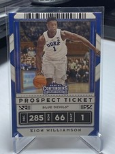 #13 Zion Williamson - 2020-21 Panini Contenders Draft Picks - Prospect Ticket