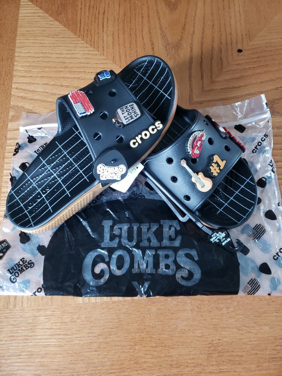 Luke Combs Crocs Classic Bootlegger Slide Sandals Size M 8 W  display picture 2