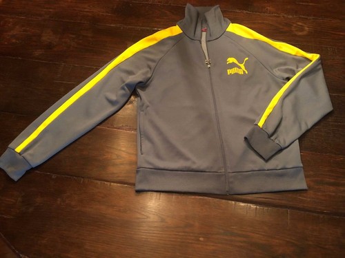 yellow puma track jacket