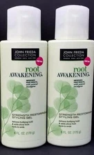 Sale! 2 John Frieda Root Awakening Strength Restoring Styling Gel-6oz-each!!