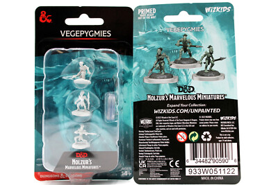 WZK90590 - D&D Nolzur's Marvelous Wave 19 - Unpainted Miniatures - Vegepygmies