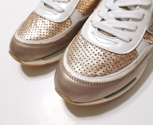 Sneakers basse nuove con scatola Philippe Model Paris CYLD ML12 in bronzo metallizzato taglia 36, 37 - Foto 14 di 24