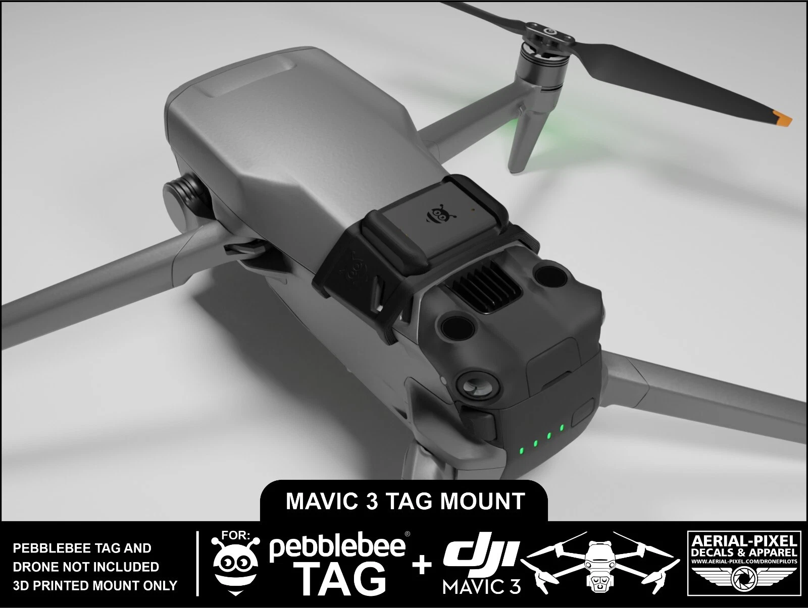 DJI Mavic 3 Pebblebee Tag Mount