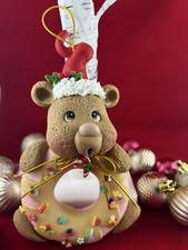 Handmade Cold Porcelain Christmas Ornament.