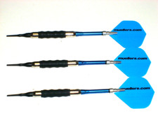 Soft Tip Darts Used, 16 Gram Sure Grips New Alum Spin Shafts Flights 3071