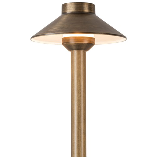 Brass LED Landscape Path Light AC/DC 12-24V Low Voltage LED Pathway Lights 1 Pcs