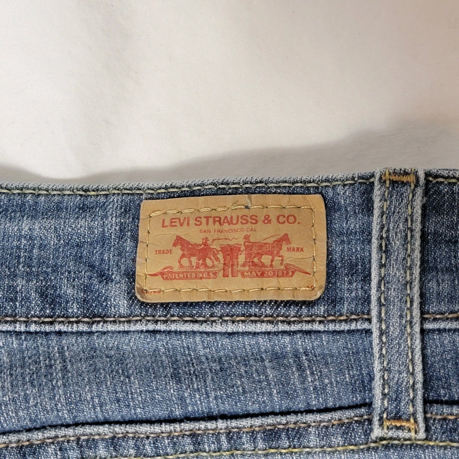 Y2K Levi's 518 Superlow Retro Bootcut Womens Jeans Blue Size 11 Medium  thumbnail 6