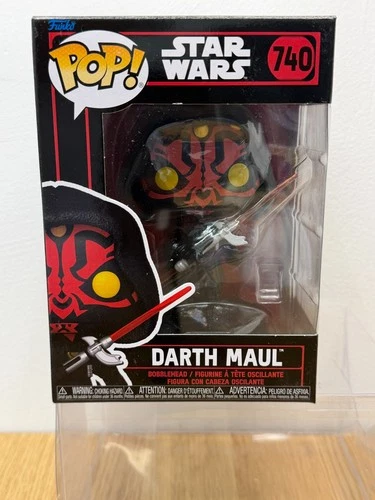 Funko POP! Dark Side Darth Maul Star Wars #740 + FREE POP PROTECTOR