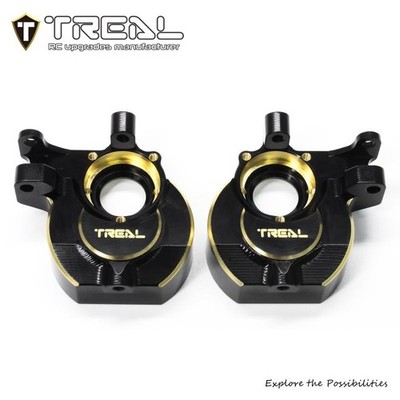 TREAL X00440QFP7 Brass Front Steering Knuckles,CNC Billet Machined Inner Port...