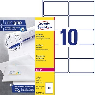 AVERY Zweckform QuickPEEL Adress-Etiketten 99,1 x 57,0 mm 1.000 Etiketten