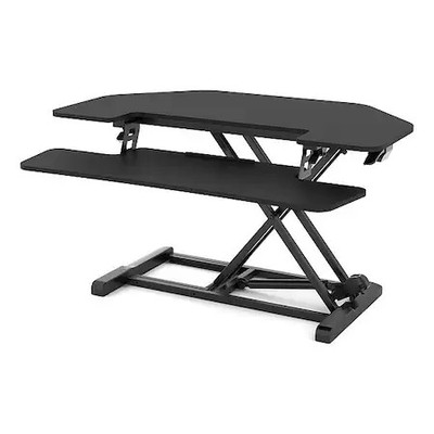 Flexispot M7-E-36C Standing Desk Converter, Black, 33 Lb Cap.