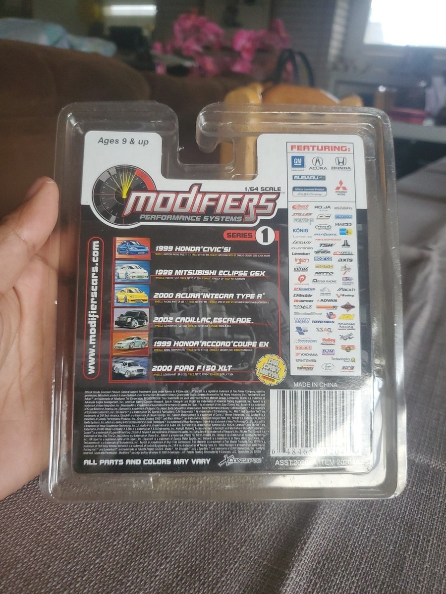 X Concepts Modifiers 1999 Honda Accord Ex Series 1 Die Cast RARE