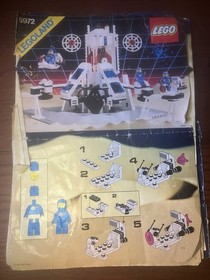 Vintage 1987 LEGO Space 6972 Polaris I Space Lab Near Complete w/ Manual