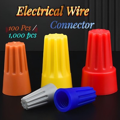 Electrical Wire Connectors Twist Nuts Caps Secure Connection for Electrical Work