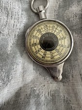 VINTAGE 1940s GERMAN OPISOMETER NAUTICAL MAP MEASURING TOOL WITH LEATHER CASE 