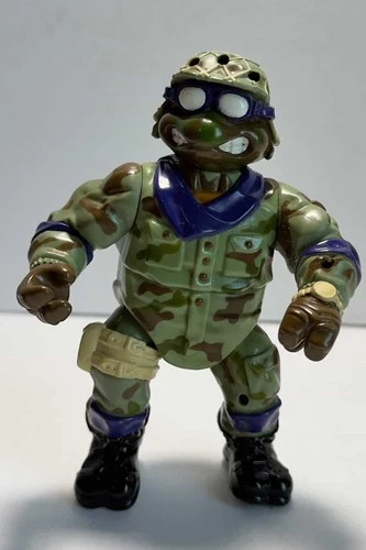 Vintage 1992 TMNT Mutant Military Delta Team Don Figure Ninja Turtles Donatello