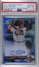 2017 Bowman Draft Chrome Pick Blue Wave Refractor 117/150 Zach Kirtley Auto fm0