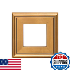 Creative Mark Plein Air Picture Frame, Hand-Leafed Gold, 8x8 2.75" Wide Mouldi