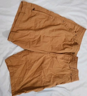 Pacific Trail Men's 38 Khaki Beige Nylon Cargo Shorts Quick Dry for Hiking
