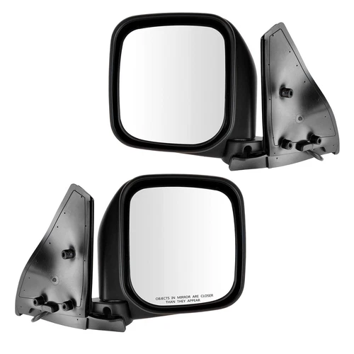 TRQ MRA57445 Power Side View Mirror Set For Mitsubishi Montero 92-00 LH OR Right