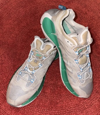 Reebok Unisex Zig Kinetica II Sneaker Pure Grey/Future Teal Sz 9 D, Style H00024