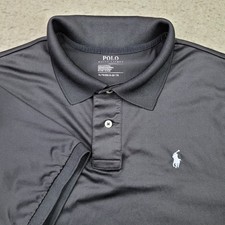 Polo Ralph Lauren Performance Polo Shirt Youth XL Black Short Sleeve Golf