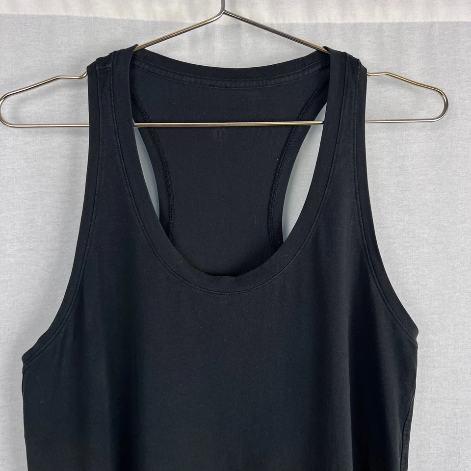 Camiseta sin mangas Lululemon Love para mujer negra algodón Pima yoga entrenamiento atlético correr Foto 2 de 4