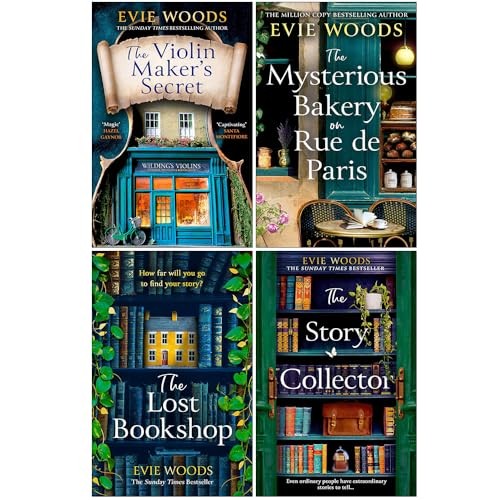 Evie Woods Collection 4 Books Set (The Violin Makers Secret, The Mysterio | TODO