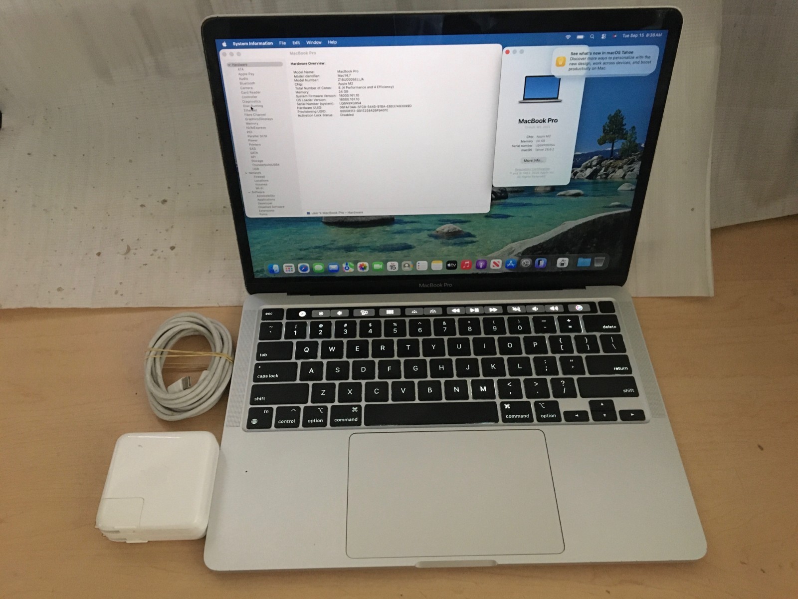 Apple MacBook Pro 13" 2022 13" 10-Core M2,24GB RAM,512GB SSD,Silver,Good Battery