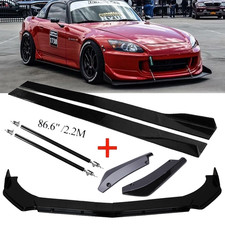 Front Bumper Lip Spoiler Side Skirts Rear Lip For Honda S2000 2000-2009