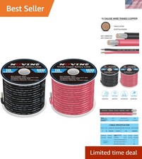 Heavy-Duty 100FT Red Black 18 Gauge Marine Wire - Ultimate Wiring Solution
