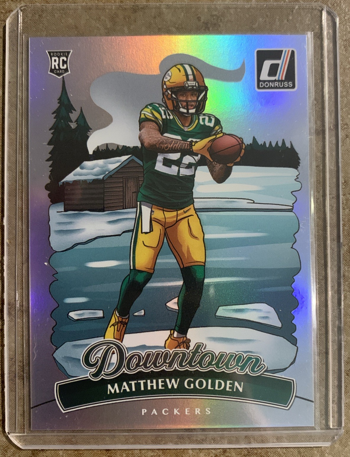 2025 Panini Donruss Matthew Golden Downtown No. 18 Case Hit Rookie Card