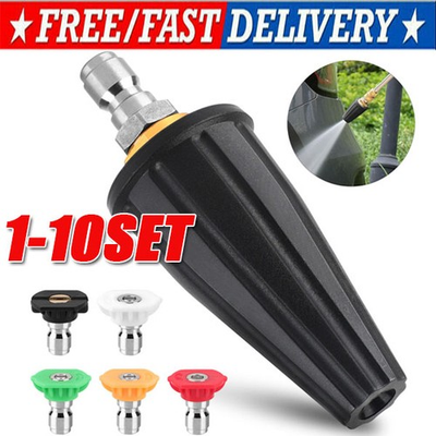 #ad 4.0GPM High Pressure Washer Rotating Turbo Nozzle Spray Tip 4000PSI 1 4quot; Quick $68.26