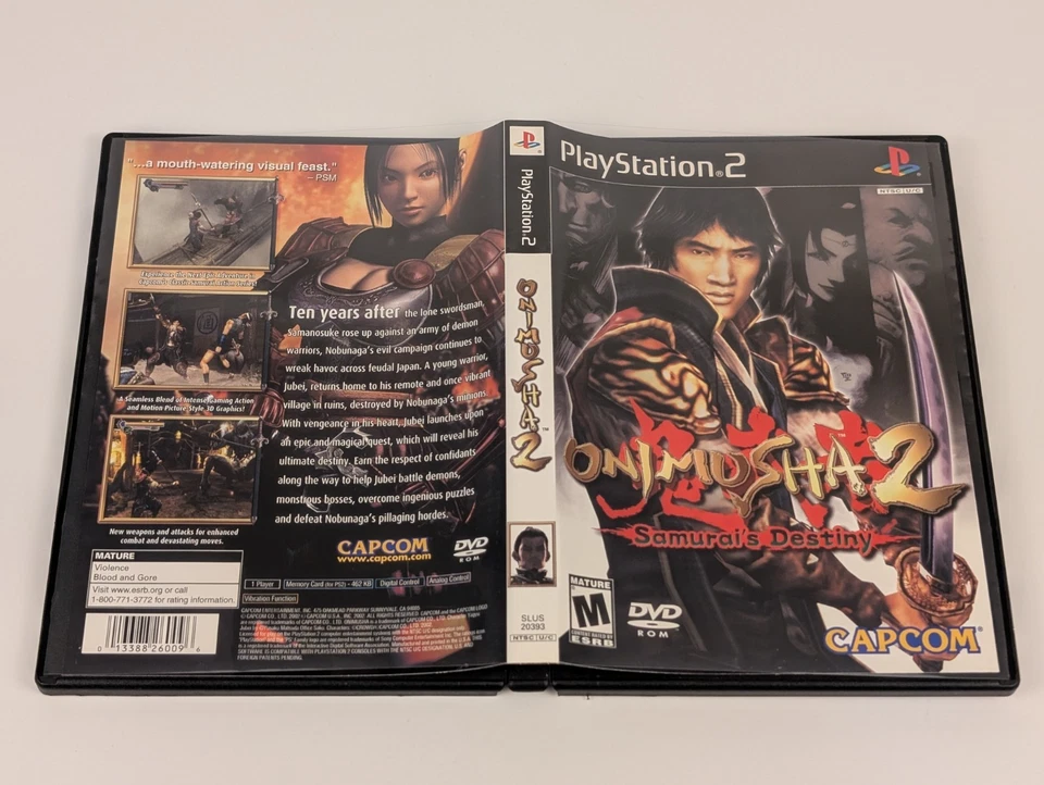 Onimusha 2 Samurai’s Destiny (PlayStation 2) PS2➡️CIB - Tested - Near Mint 📀! - Image 4 of 4
