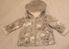 TU Jungle Theme Rain Coat Hooded Jacket Baby Clothing 3-6 Months