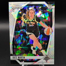 Panini Prizm 2024 WNBA Kate Martin #126 Ice Prizm RC Serial Numbered /35