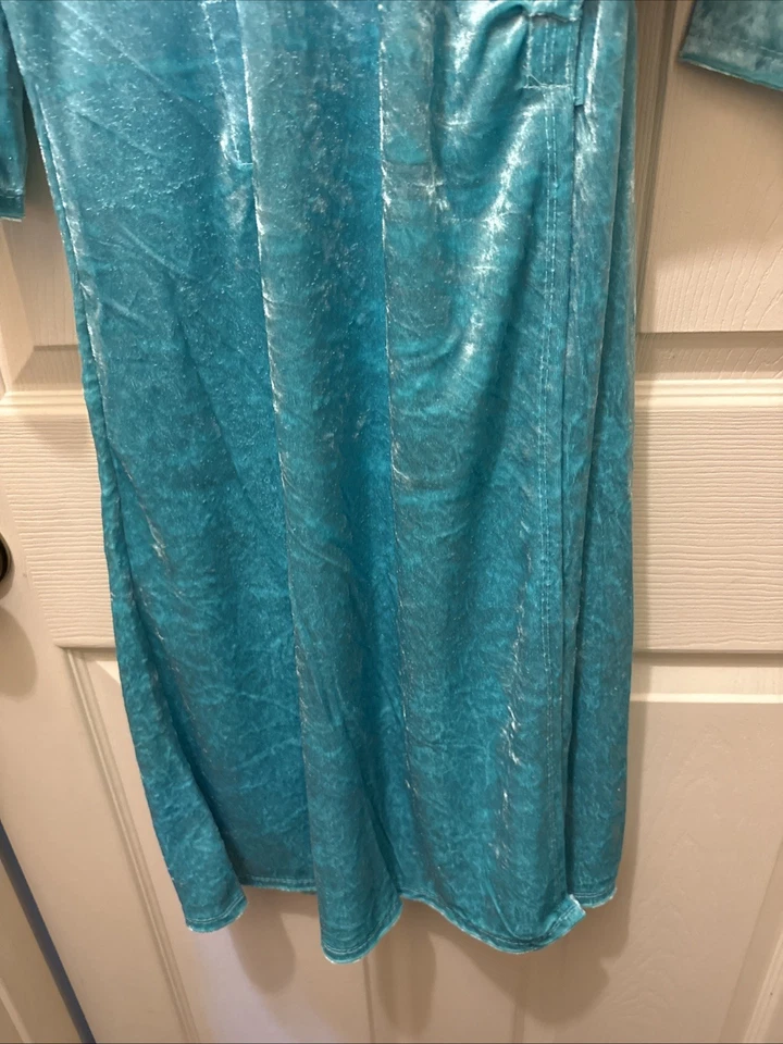 Niñas Estatua de la Libertad Disfraz EE. UU. Impresiones Estampado Conjunto Talla S/M con Corona Foto 4 de 4