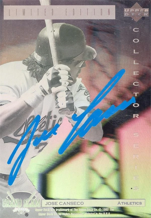 Upper Deck Denny's Grand Slam Holograms Jose Canseco 1992 #22 for