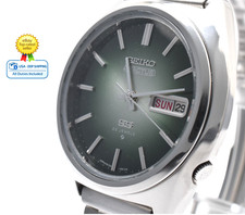 NERA MINT SEIKO 5 ACTUS 6106-8670 23J Day Date 37mm Automatic Mens Watch JAPAN
