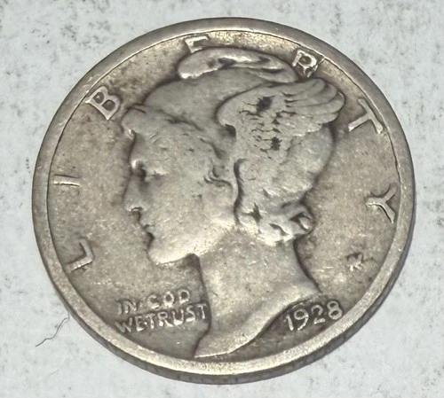 1928 10C Mercury Dime