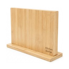 Magnetic Knife Block with 18 COREVA Magnetic Plates Double S... F