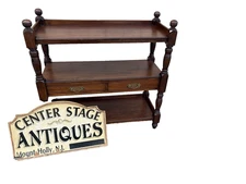 66910  Antique Victorian Bookcase Etergie with 2 Drawers