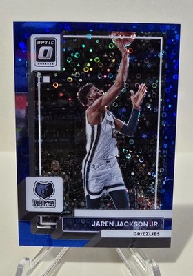 2022-23 Donruss Optic JAREN JACKSON JR *BLUE DISCO PRIZM* #d /49