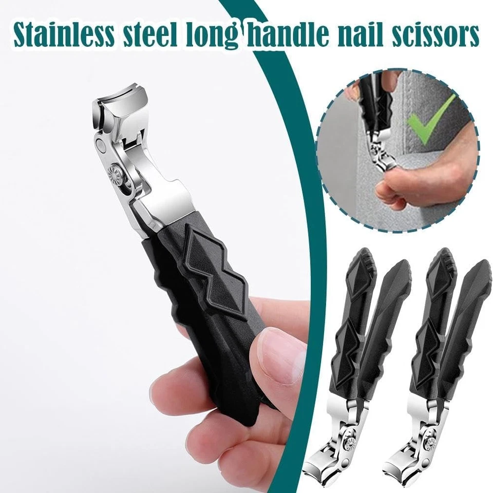 Extra Large Nail Clippers For Thick Nails Heavy Duty Stainless Professional Lot - Image 3 of 4