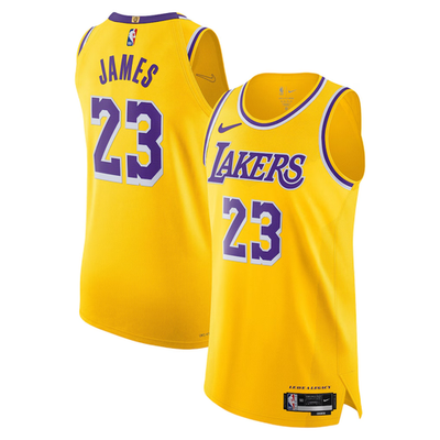 LeBron James Los Angeles Lakers Nike Authentic Jersey - Icon