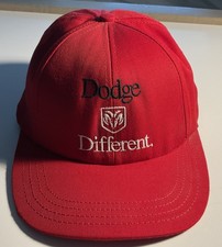 Vintage Dodge Different Red Snapback Trucker Hat Cap Embroidered