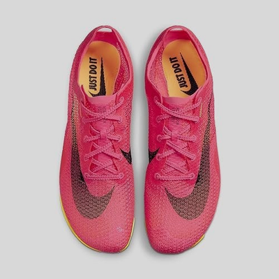 NIKE MENS AIR ZOOM VICTORY TRACK SPIKES HYPER PINK LASER  display picture 3