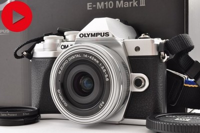 [US Duty Paid] Olympus OM-D E-M10 Mark III Silber 14-42 Kit Box JAPAN #L133